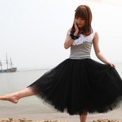 Kawaii Clothing Ropa Cute Skirt Lon..