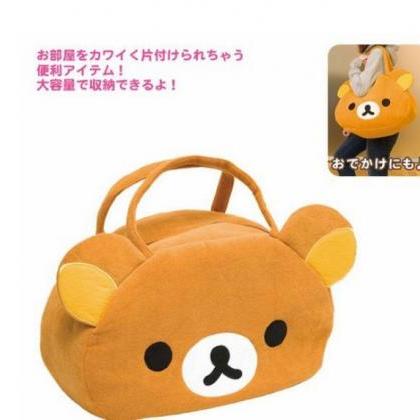 Kawaii Clothing Bag Rilakkuma Bear Bolso Handbag..