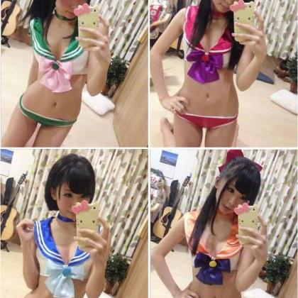 Kawaii Clothing Bañador Swimsuit Bikini Sailor..