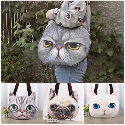 Kawaii Clothing Ropa Cute Bag Bolso Cat Dog Ears..