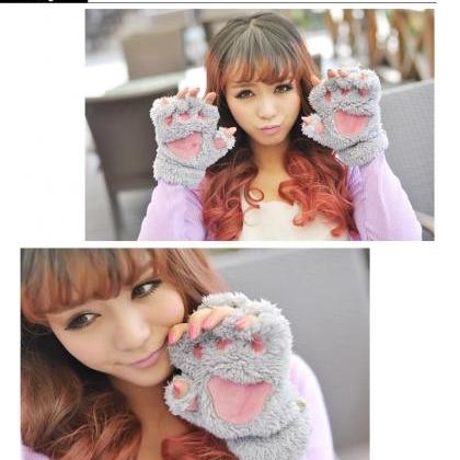 Kawaii Clothing Cute Ropa Gloves Cat Guantes Neko..