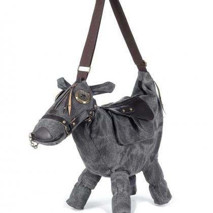 Kawaii Clothing Donkey Bag Bolso Horse Pony..