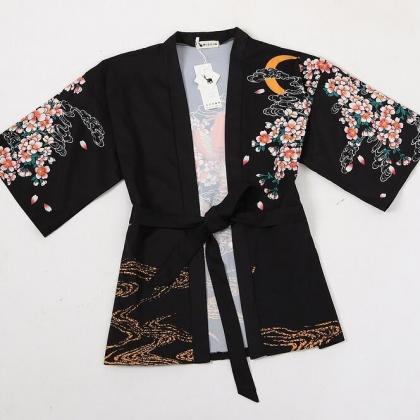 Kawaii Clothing Carp Kimono Jacket Japanese Koi..