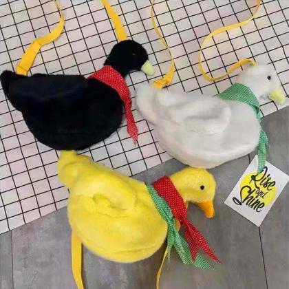 Kawaii Clothing Duck Bag Plush Harajuku Funny..