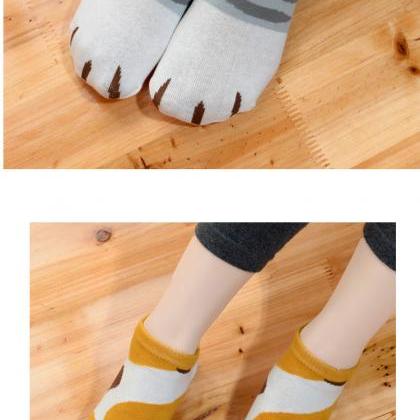 Kawaii Clothing Paw Kitty Neko Cat Socks Harajuku..