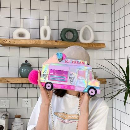 Kawaii Clothing Ice Cream Truck Car Laser Harajuku..