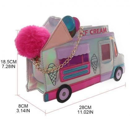 Kawaii Clothing Ice Cream Truck Car Laser Harajuku..