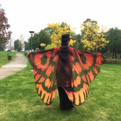 Kawaii Clothing Butterfly Wings Shawl Scarf..