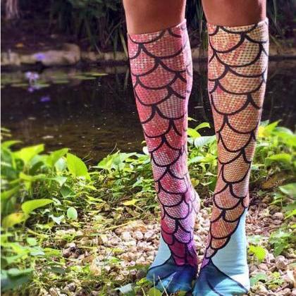 Kawaii Clothing Stockings Mermaid T..