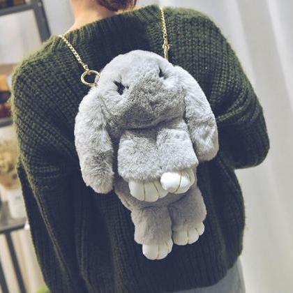 Kawaii Clothing Bunny Backpack Plush Animal Pet..