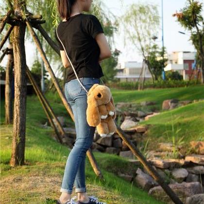 Kawaii Clothing Bunny Backpack Plush Animal Pet..