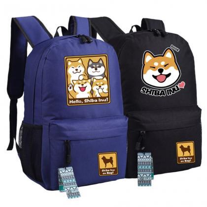Kawaii Clothing Bag Shiba Inu Backpack Dog Doge..
