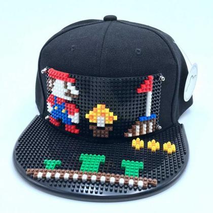 Kawaii Clothing Bricks Cap Diy Hat Custom Hip Hop..