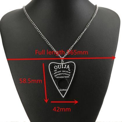 Kawaii Clothing Ouija Pendant Necklace Goth Black..
