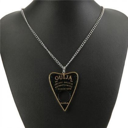 Kawaii Clothing Ouija Pendant Necklace Goth Black..