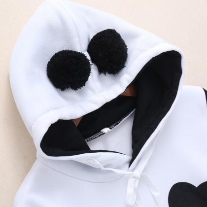 Kawaii Clothing Sweatshirt Ears Bear Panda Hoodie..