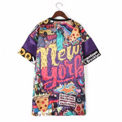 Kawaii Clothing Harajuku T-shirt Hip Hop York..