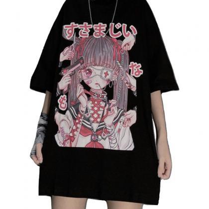 Kawaii Clothing Gothic Lolita T-shirt Punk..