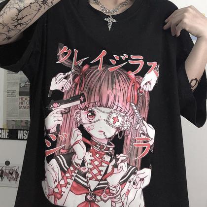Kawaii Clothing Gothic Lolita T-shirt Punk..