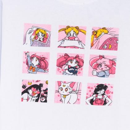 Kawaii Clothing Sailor Moon T-shirt Anime Otaku..