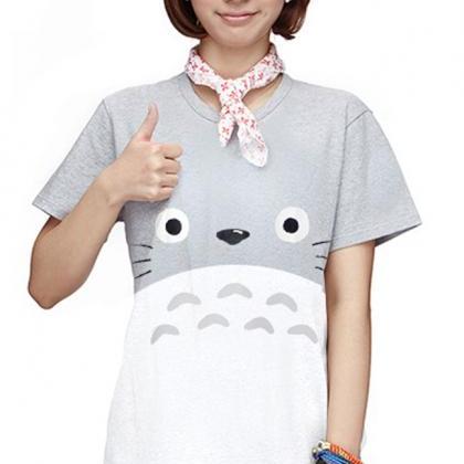 Kawaii Clothing T-shirt Cartoon Face Animal Japan..