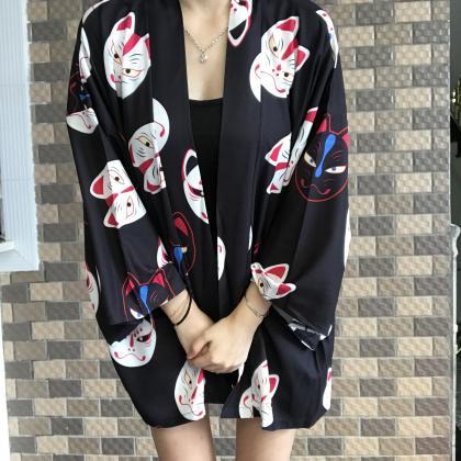 Kawaii Clothing Kitsune Kimono Jack..