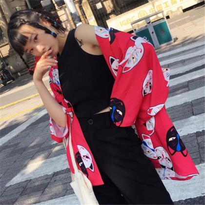 Kawaii Clothing Kitsune Kimono Jack..