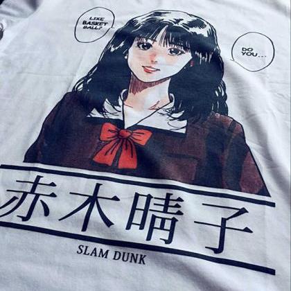 Kawaii Clothing Anime Manga Girl Slam Dunk..