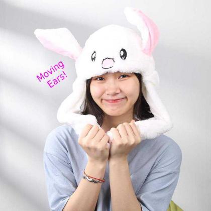 Kawaii Clothing Moving Flapping Move Ears Hat..