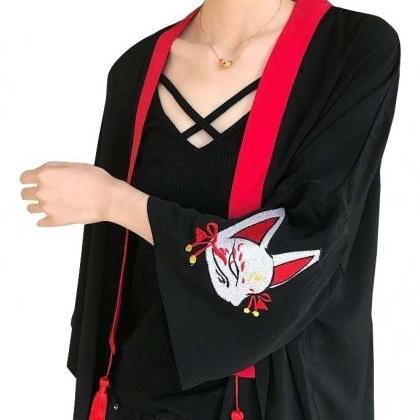 Kawaii Clothing Kitsune Inari Kimono Fox Haori..