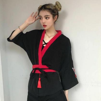 Kawaii Clothing Kitsune Inari Kimono Fox Haori..
