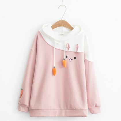 Kawaii Clothing Bunny Sweatshirt Cu..