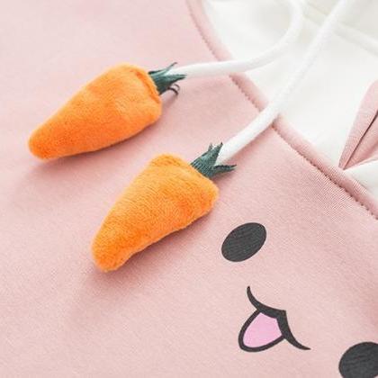 Kawaii Clothing Bunny Sweatshirt Cu..