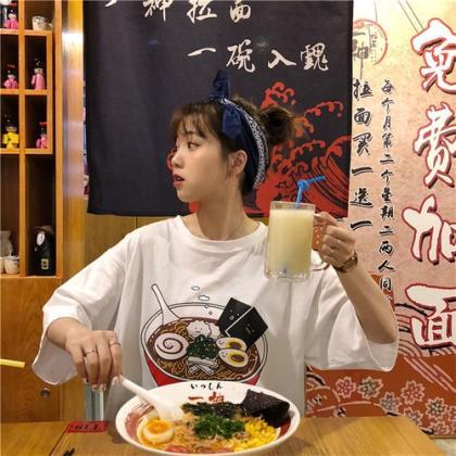 Kawaii Clothing Japanese Noodles T-shirt Ramen..