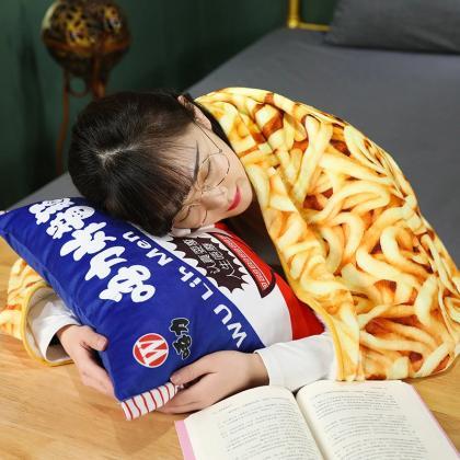 Kawaii Clothing Blanket Ramen Noodles Japanese 3d..