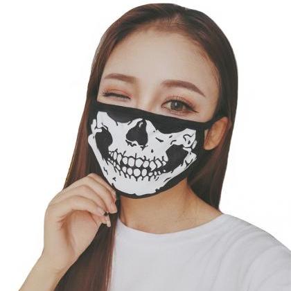 Kawaii Clothing Mask Black Punk Facial Mouth Face..