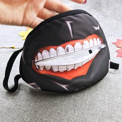 Kawaii Clothing Mask Facial Mouth Face Teeth Punk..