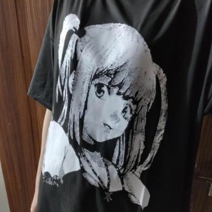 Kawaii Clothing Punk Black Goth Anime Girl Pixel..