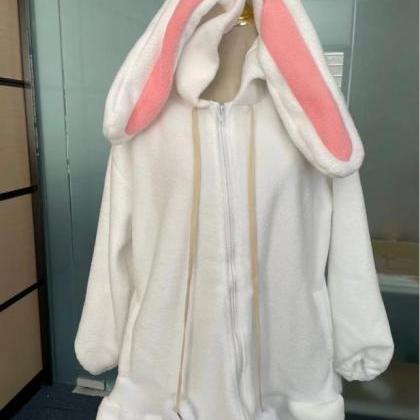 Kawaii Clothing Rabbit Bunny Ears Coat Jacket..