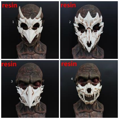 Kawaii Clothing Dragon Mask Skeleton Bones Punk..