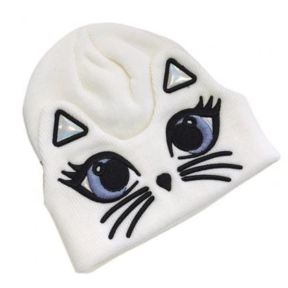 Kawaii Clothing Cat Ears Beanie Knitted..