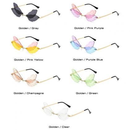 Kawaii Clothing Dragonfly Sunglasses Butterfly..