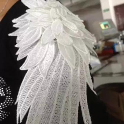 Kawaii Clothing Embroidery Feathers..