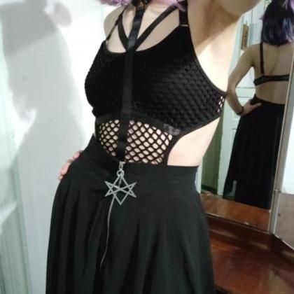 Kawaii Clothing Irregular Skirt Asymmetrical Goth..
