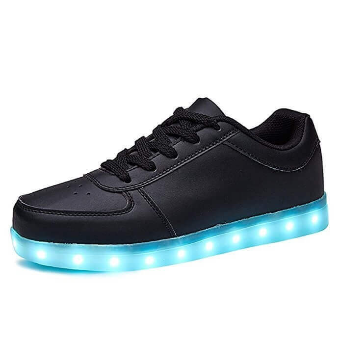 Kawaii Clothing Ropa Leds Trainers Shoes Lights Sneakers Black White Color Change