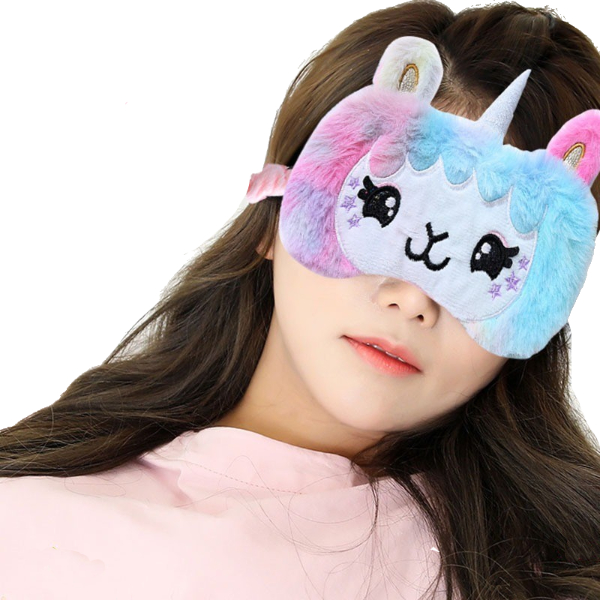 Kawaii Clothing Unicorn Sleeping Sleep Eyes Mask Funny Rainbow Harajuku Animal Plush Wh150