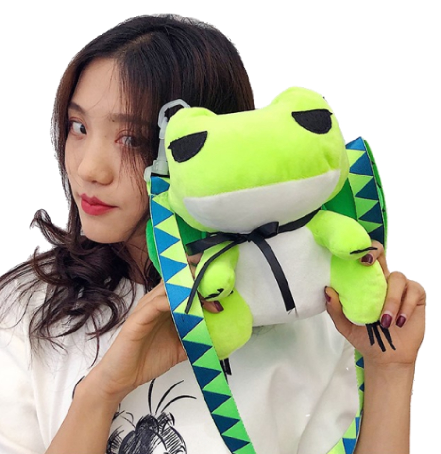 Kawaii Clothing Frog Plush Bag Harajuku Shoulder Japan Funny Cute Cartoon Ulzzang Wh233