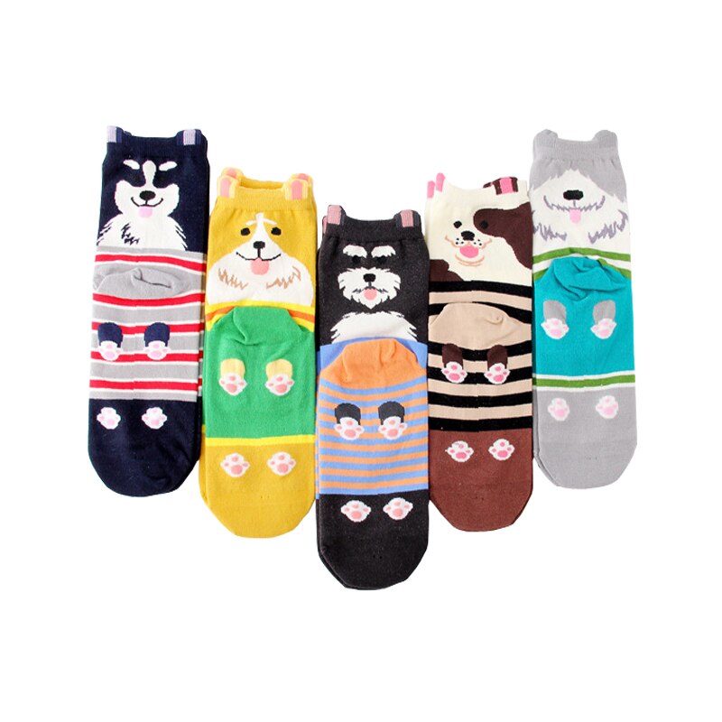 Kawaii Clothing Dog Cat Pug Panda Bear Tiger Corgi Animal Socks