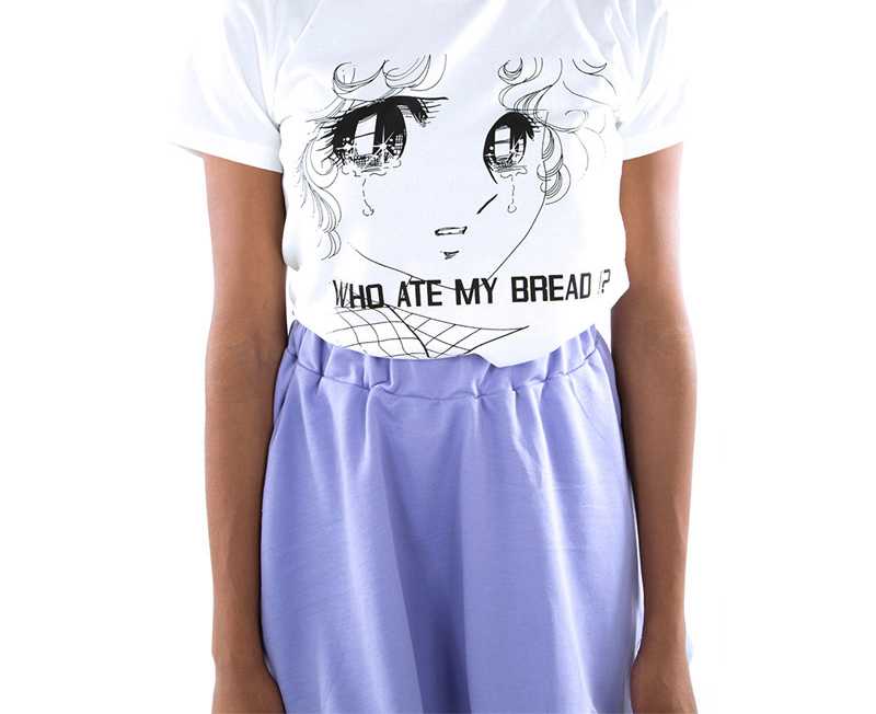 Kawaii Clothing Manga Anime T-shirt Candy Candy Who Eat Bread