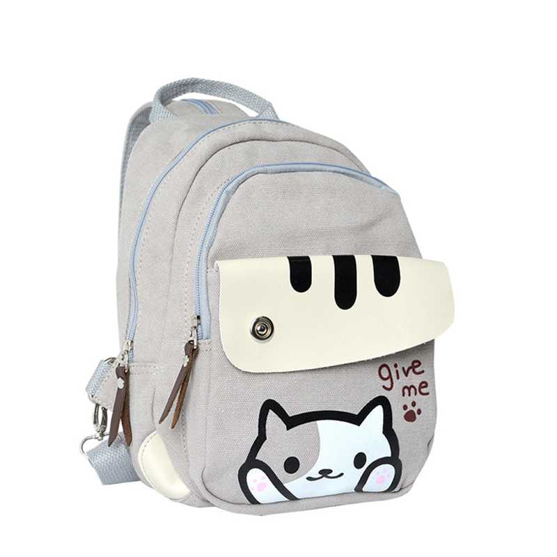 Kawaii Clothing Bag Neko Atsume Otaku Japan Cat Backpack Kitty